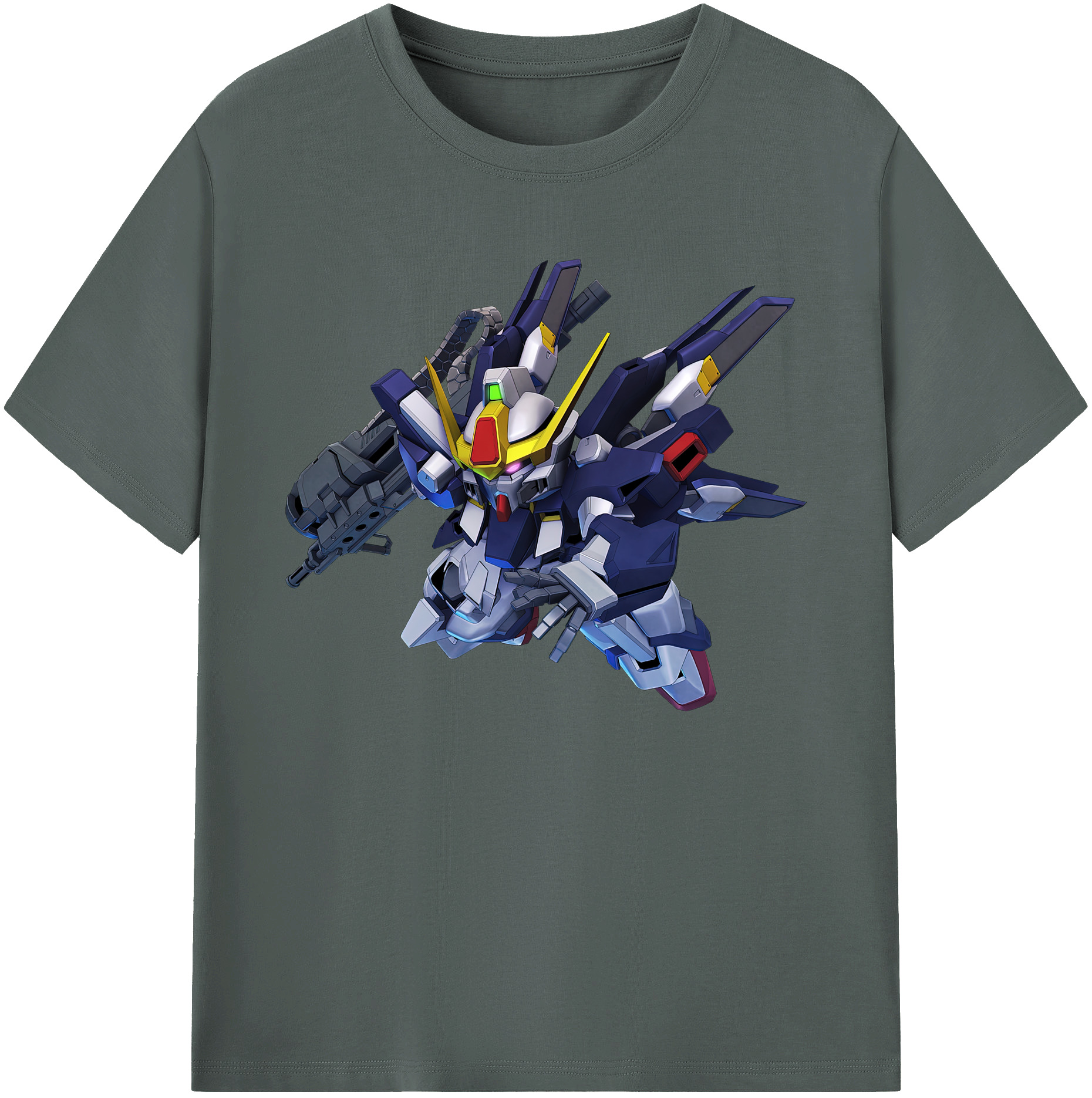 （画像用） 機動戦士ガンダム Mobile Suit Gundam 綿100％ メンズ半袖Tシャツ｜肌触りやわらか＆通気性